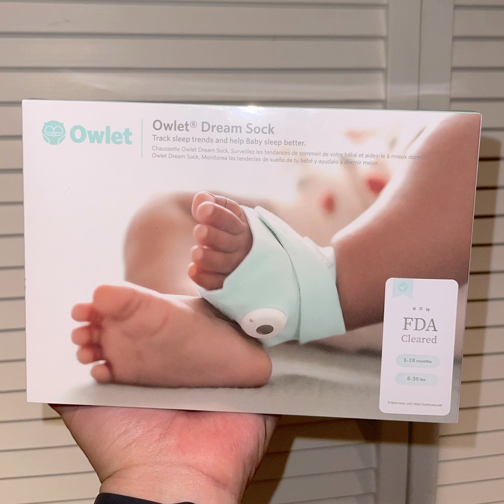 Owlet Dream Sock Smart Baby Monitor, Mint